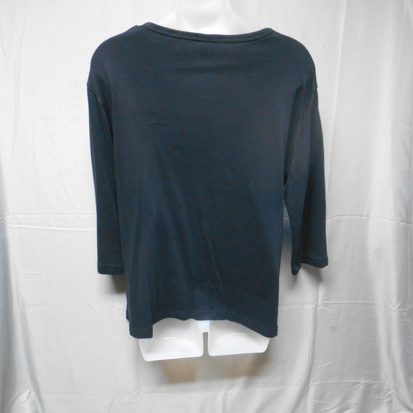 Isaac’s Designs black rhinestone top XL - Picture 2 of 3